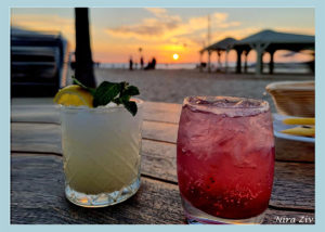 drink on the beach